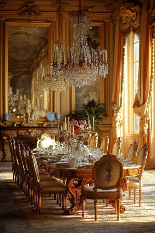 French Empire Dining Table Intrigue