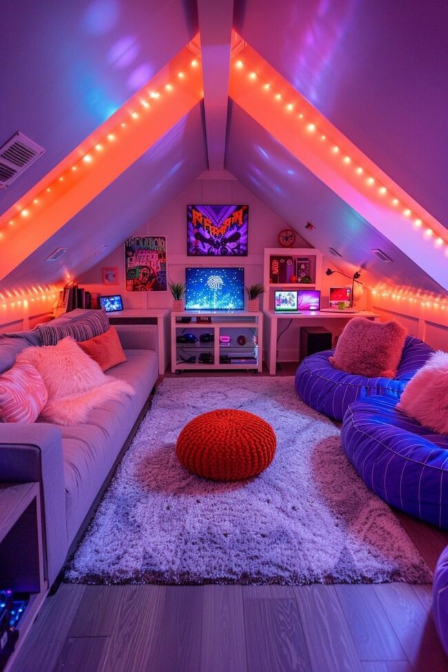 Attic Hideaway for Teens