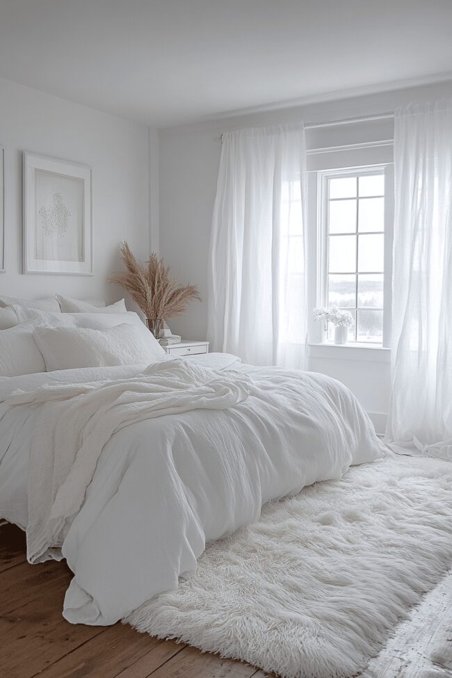 Pure White Tranquil Retreat