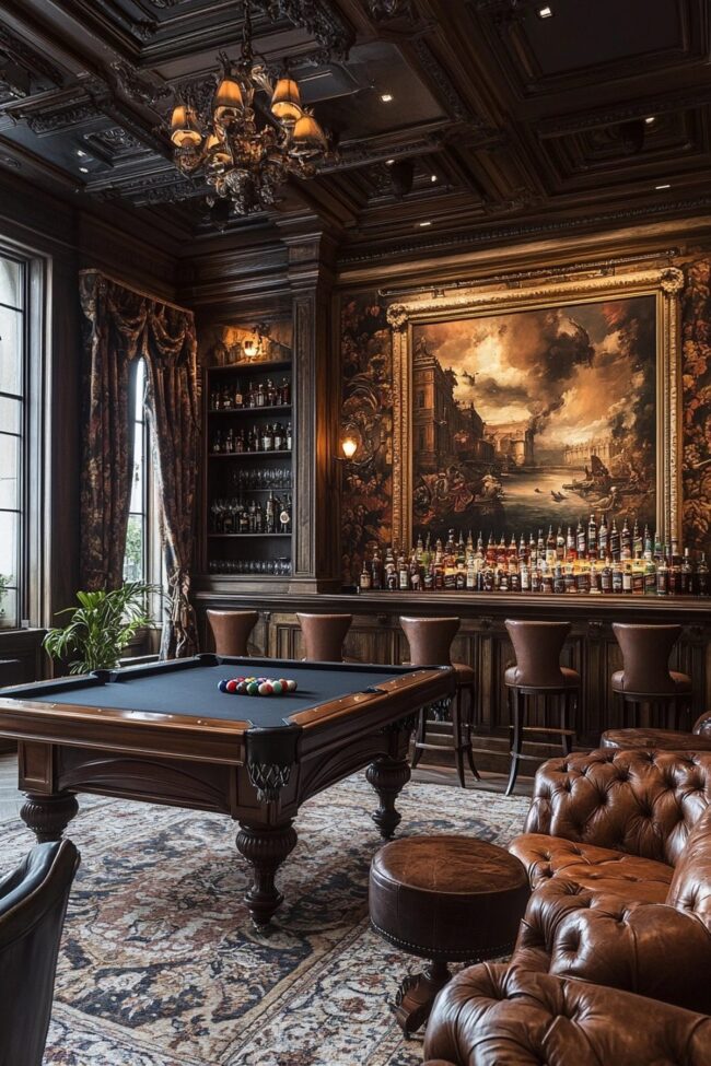 Victorian-Inspired Game Space