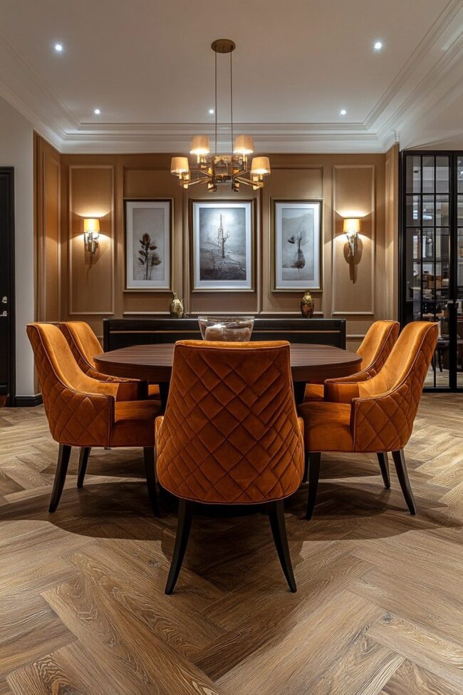 Chevron Style Dining Experience