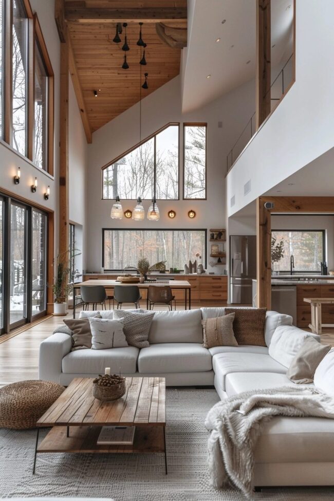Scandinavian Style in Open Spaces