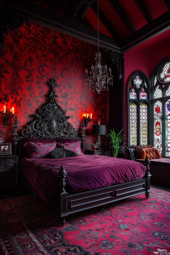 Modern Gothic Bedroom Aesthetic