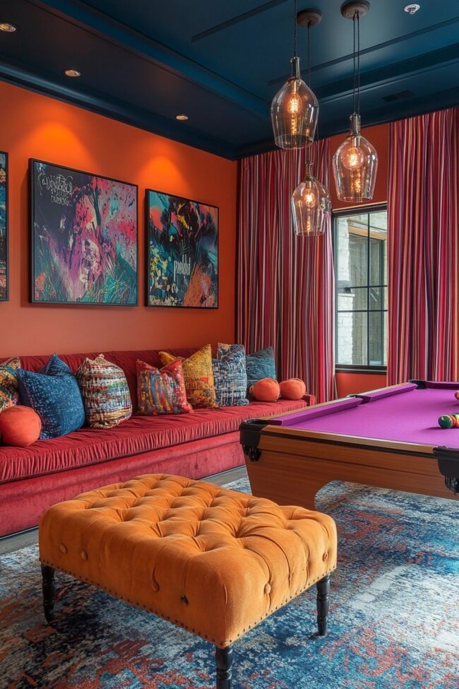 Chic Vibrant Play Space