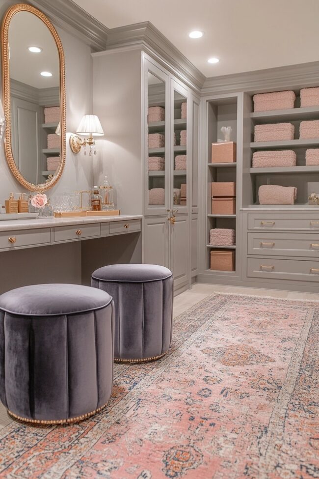 Chic Luxe Dressing Space