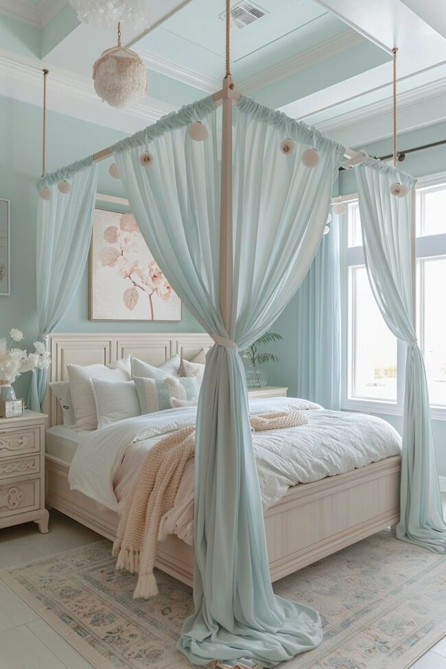 Whimsical Fabric Drapery