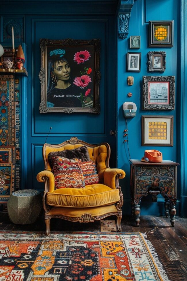 Vibrant Blue Interior Styles