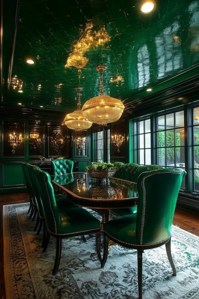 Chic Coating Dining Area Design