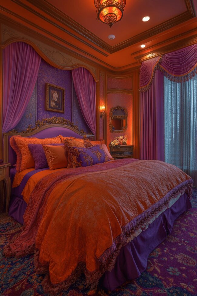 Dreamy Sunset-Themed Bedroom