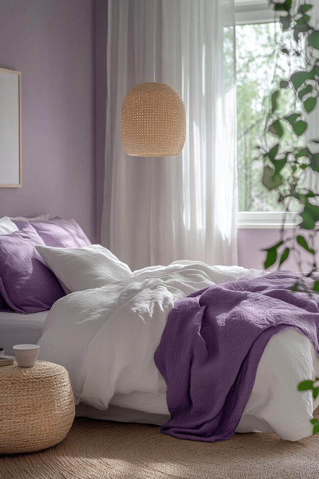 Arctic Purple Bedroom