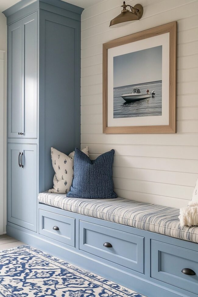 Coastal Farmhouse Entryway