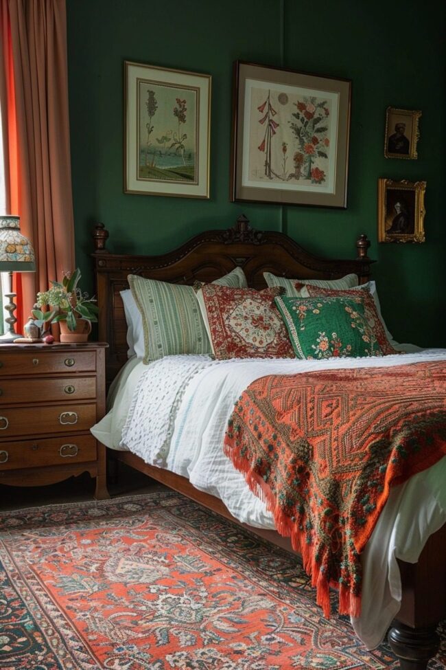 Harmonious Green-Terracotta Duo