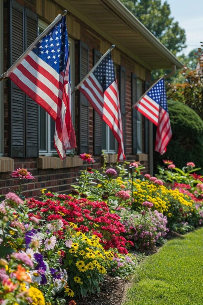 Patriotic Flags for July Celebrations