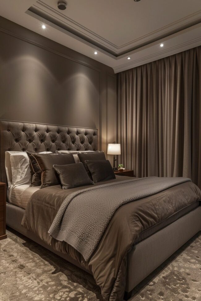 Chic Monochrome Bedroom Design
