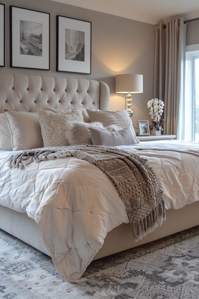 Sophisticated Neutral Tones Bedroom