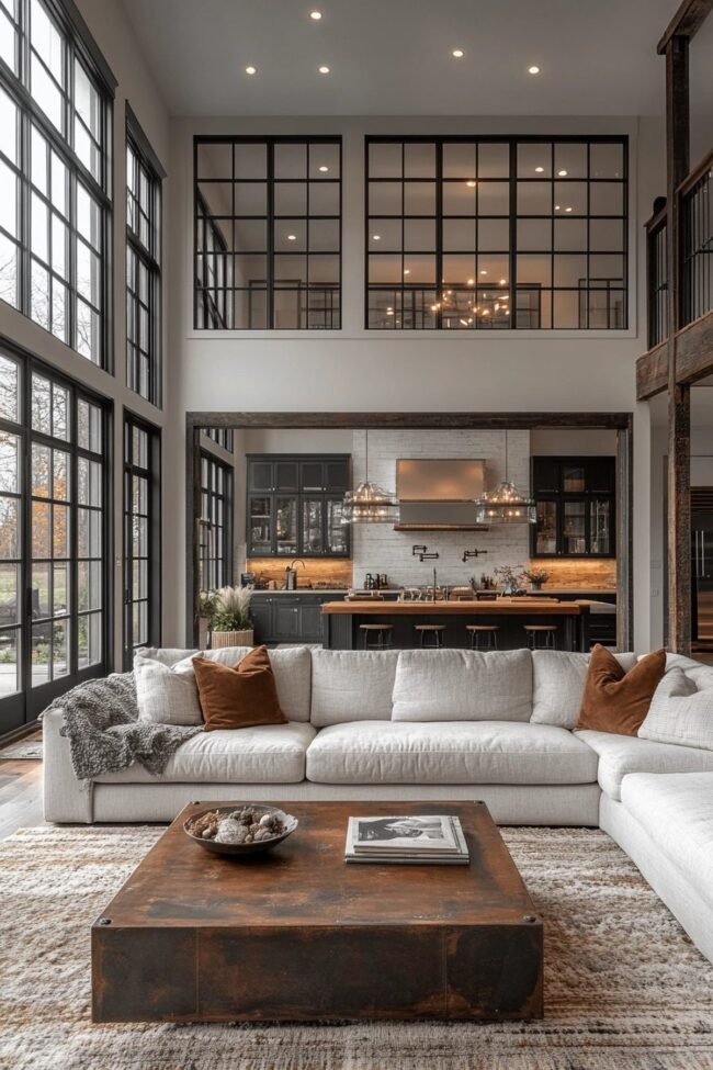 Roomy Rustic Farmhouse Style