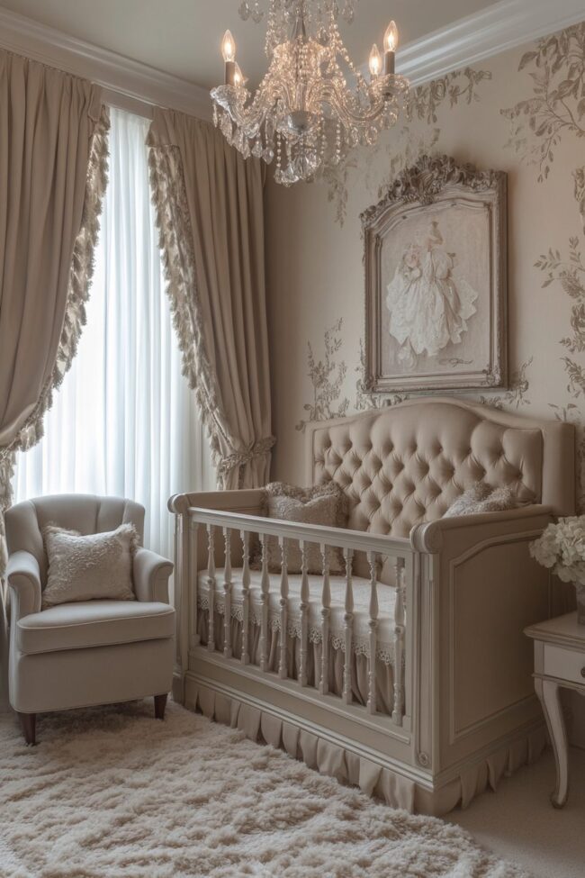 Chic Space-Saving Baby Room