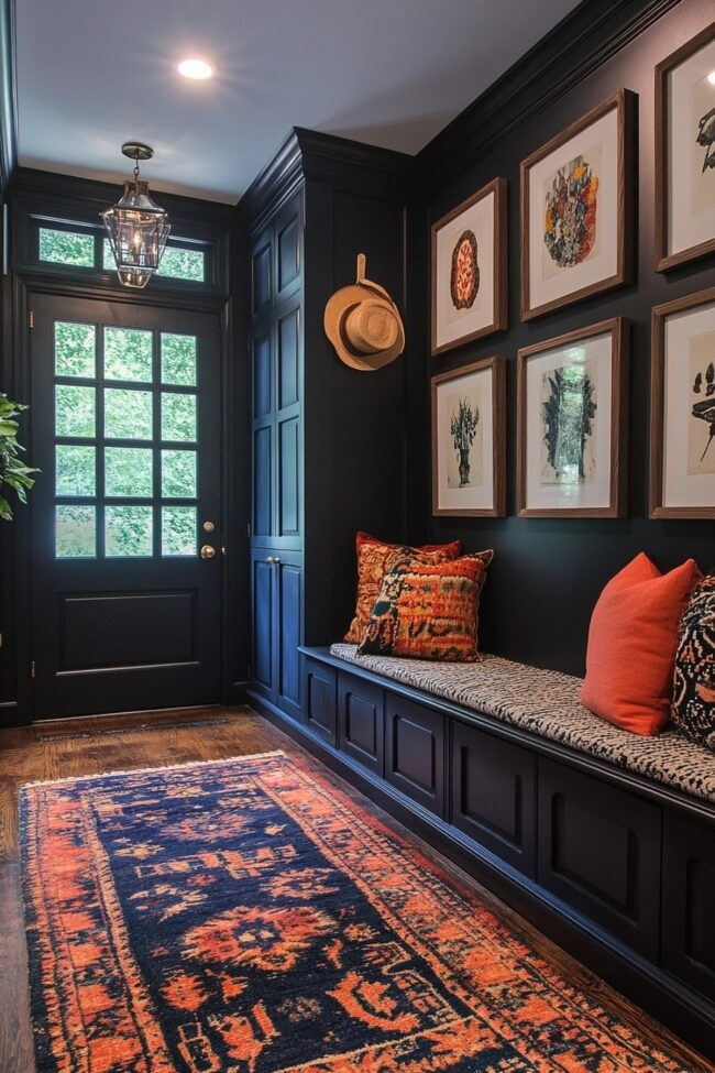 Chic Eclectic Entryway