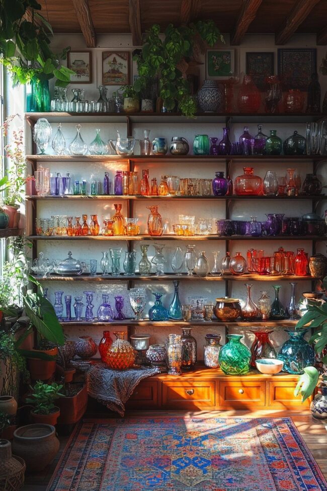 Colorful Glass Accents