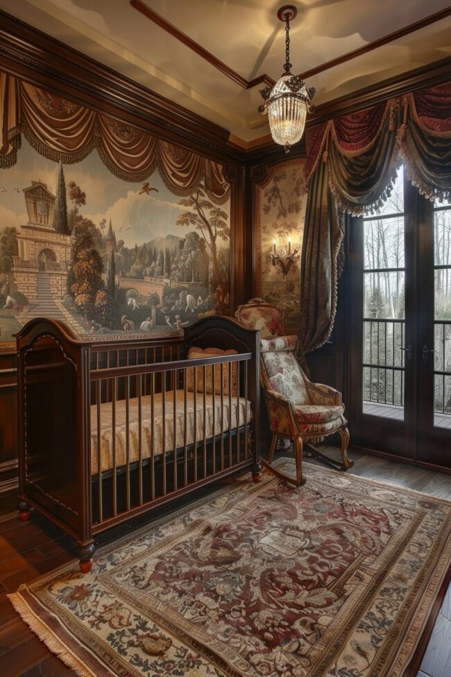Renaissance-Inspired Nursery Design Ideas