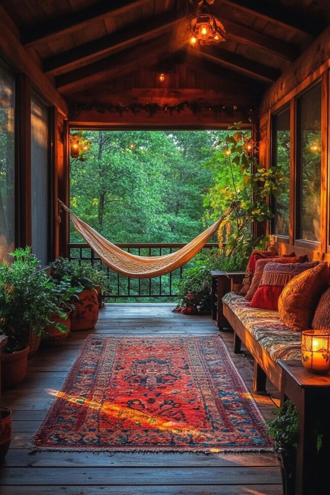 Radiant Indoor Porch Designs