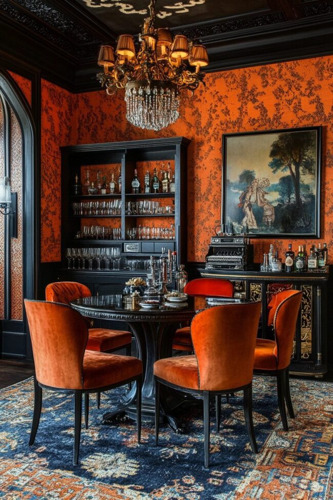 Roaring Twenties Luxe Living Space