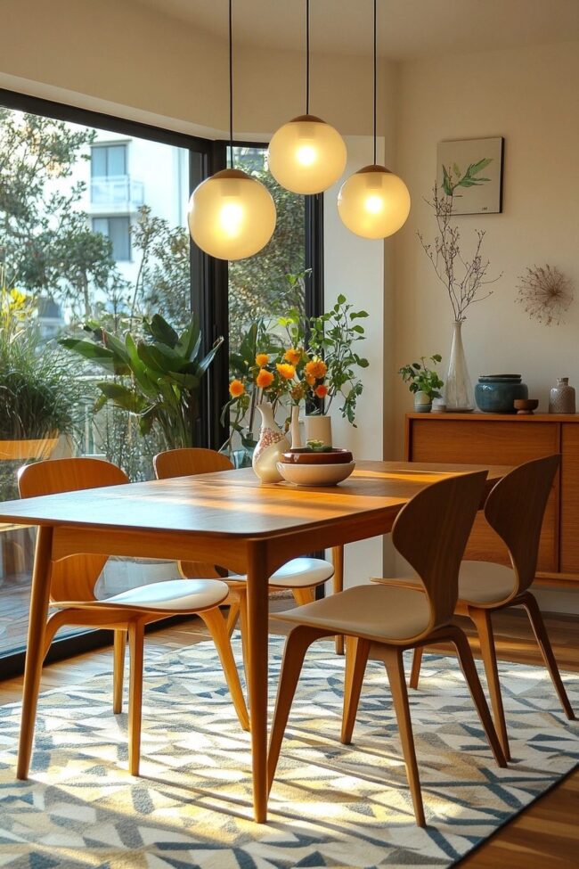 Timeless Mid-Century Dining Room Style