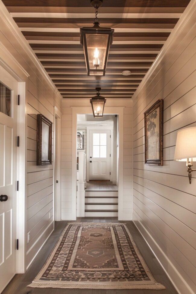 Chic Striped Ceilings
