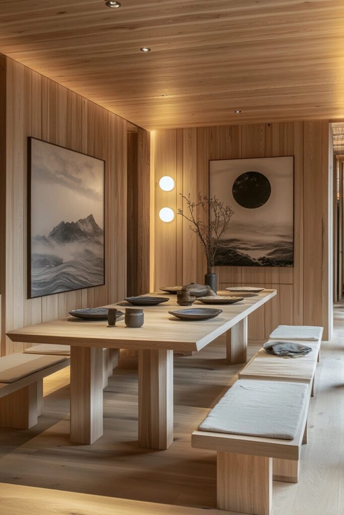Image showcasing 29 Modern Scandinavian Dining Room Ideas to Try - Kreativk