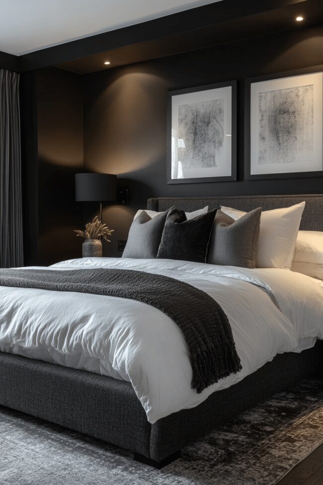 Monochrome Chic Lounge