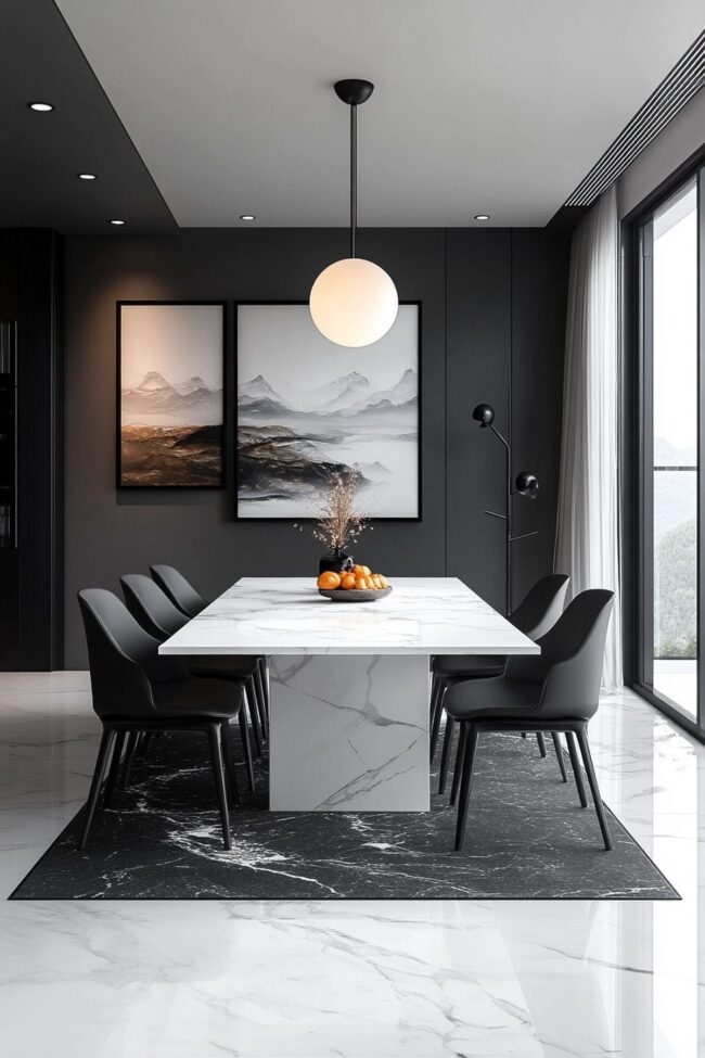 Sleek Monochrome Interiors
