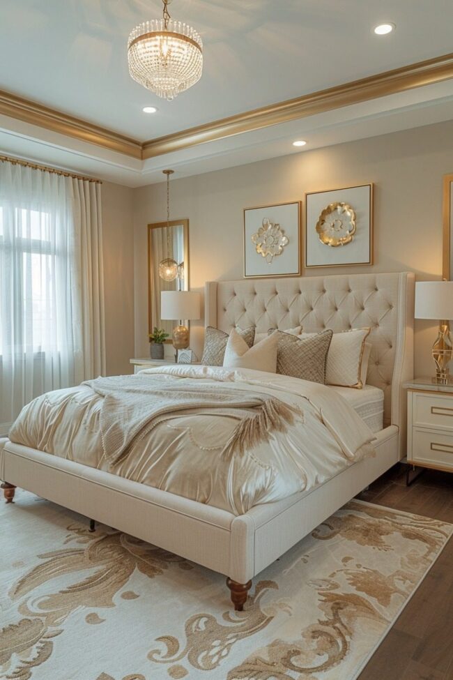 Radiant Golden Accents