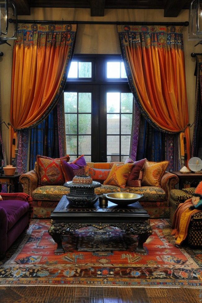 Artisan Sari Drapes