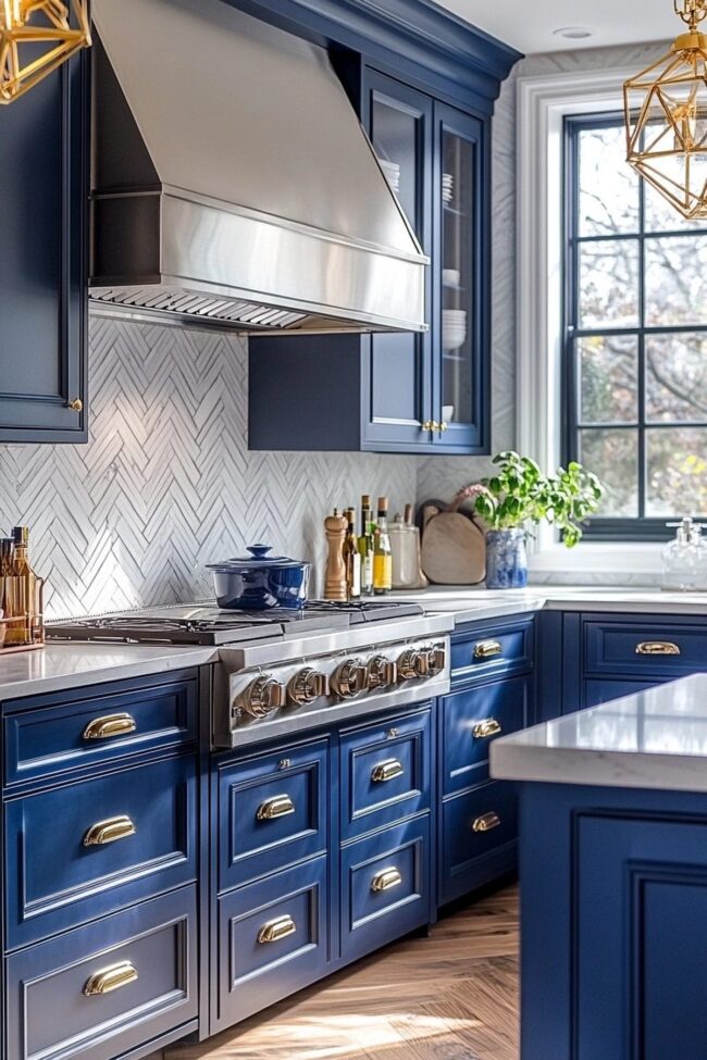 Radiant Blue Elegance