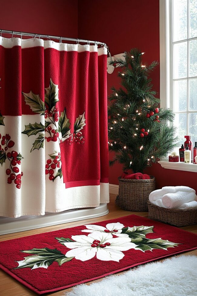 Festive Red and White