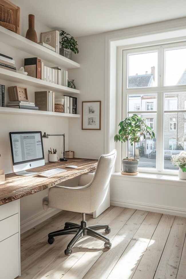 Tranquil Nordic Workspace