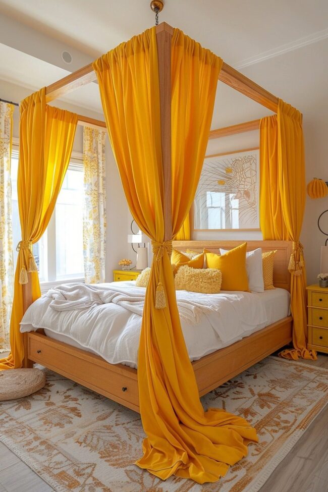 Sunny Yellow Drapes