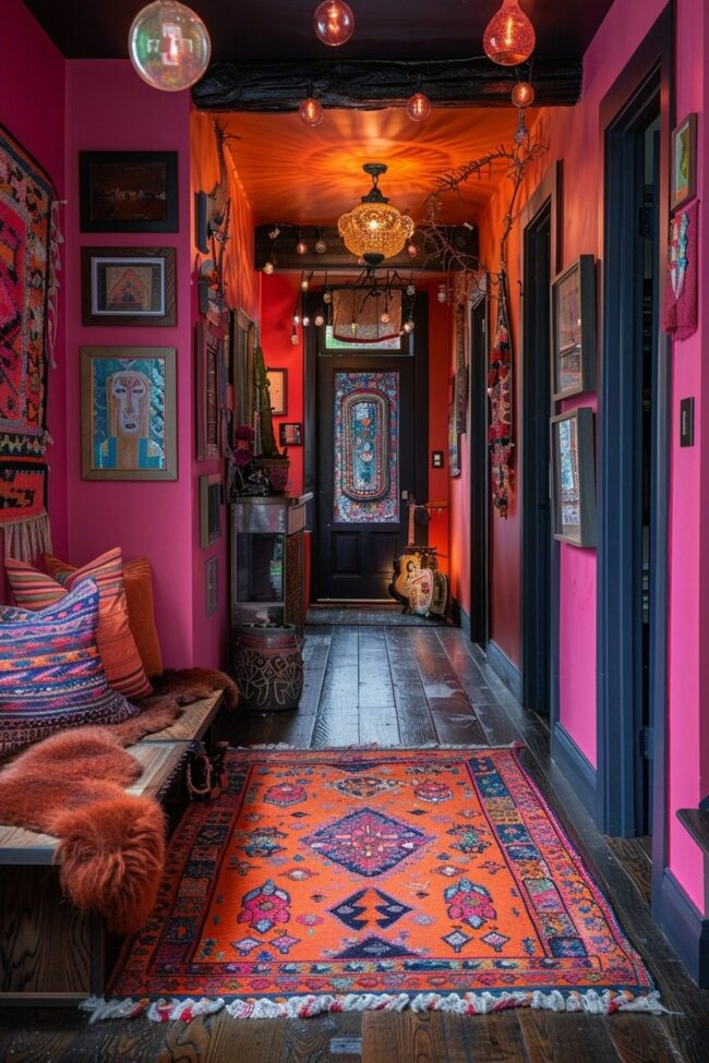 Eclectic Entryway Design