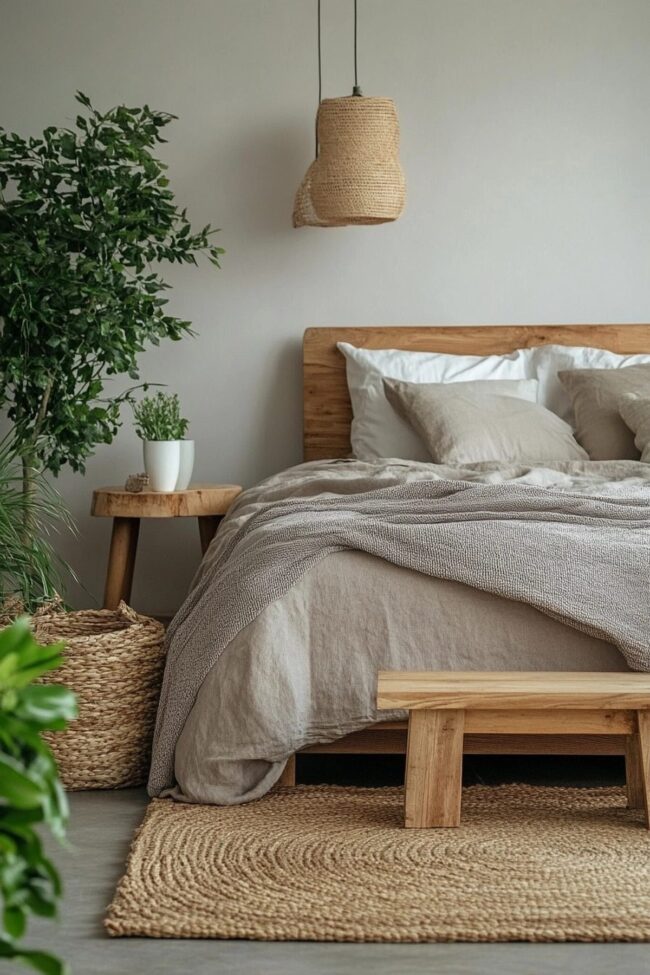 Eco-Friendly Calm Bedroom