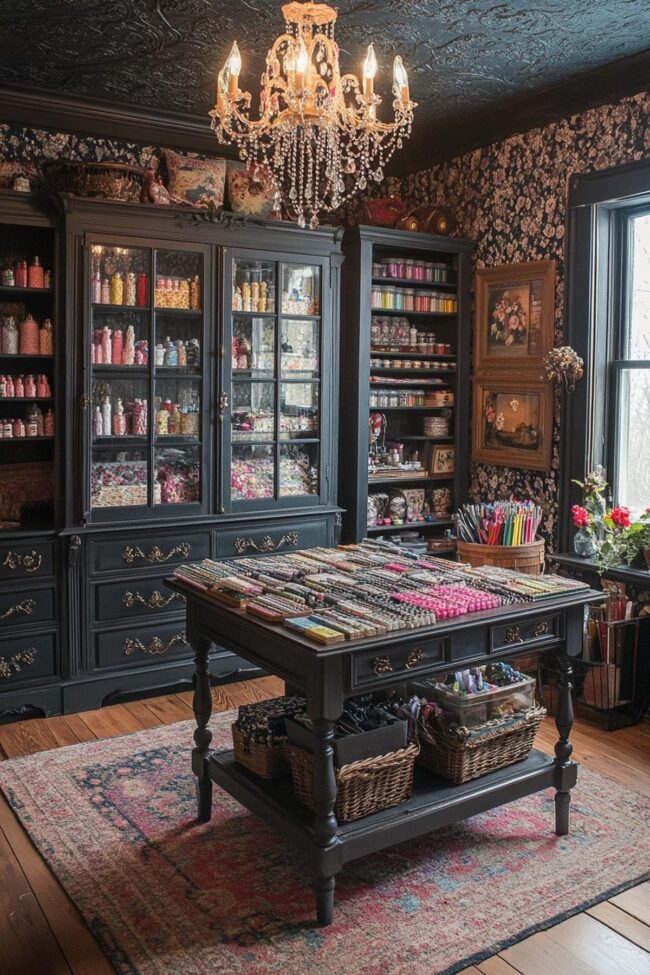 Victorian-Inspired Craft Space