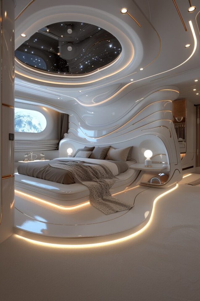 Futuristic Sleep Space