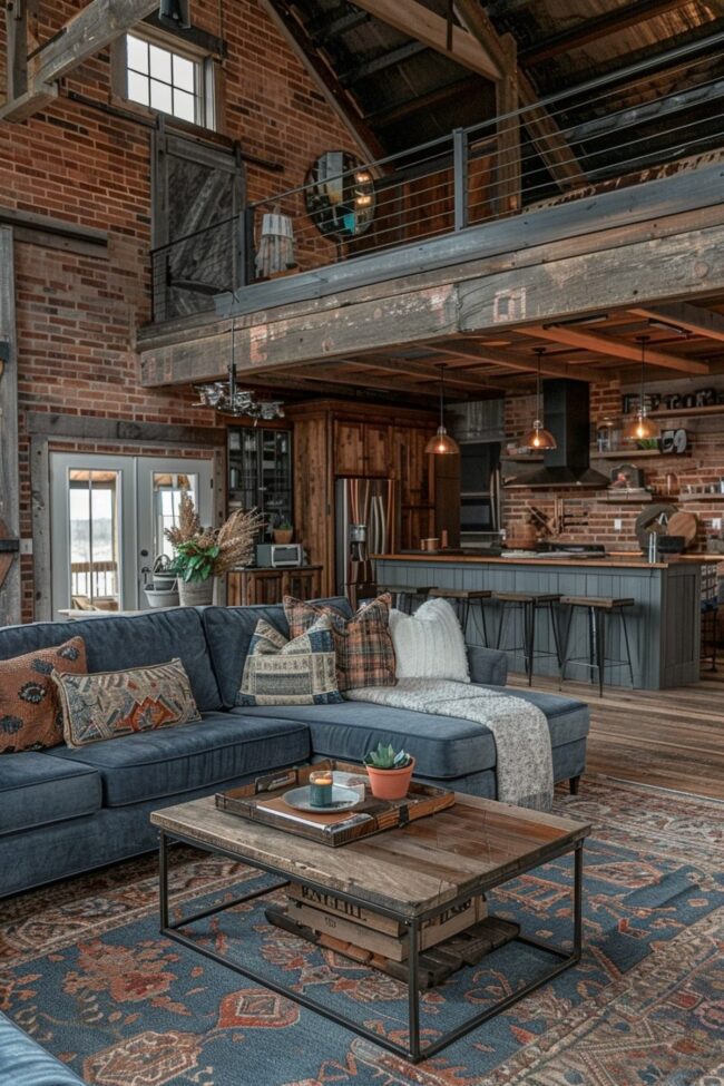 Chic Fusion of Rustic and Industrial