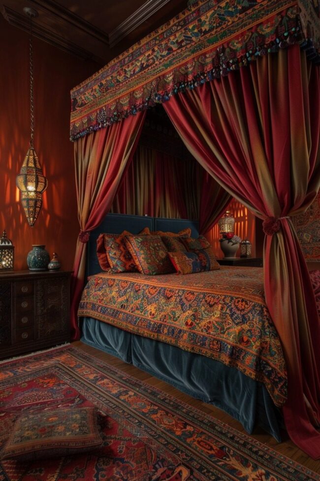 Moroccan Canopy Elegance