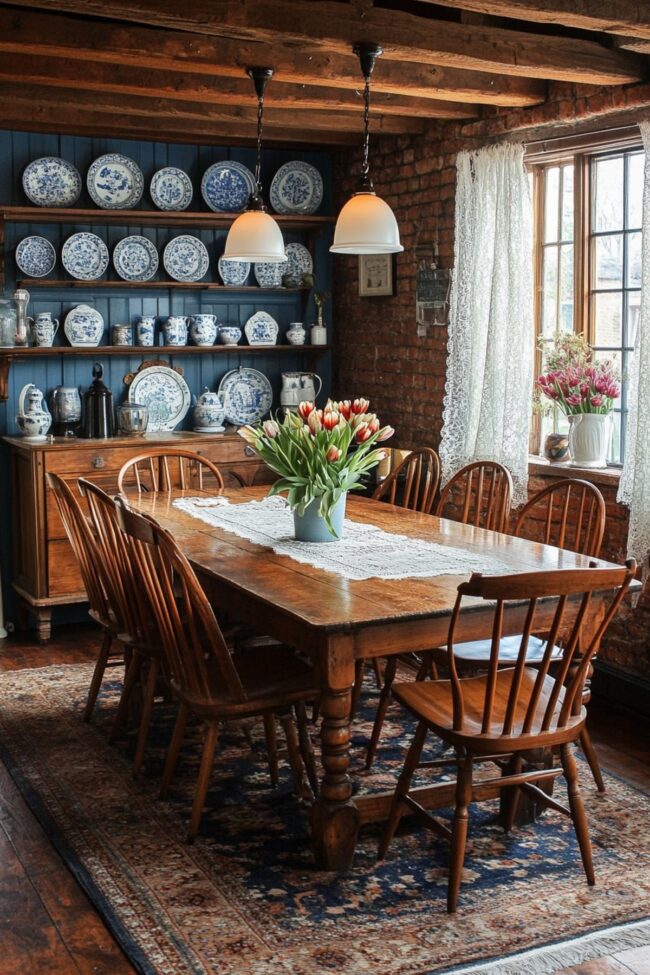 Dutch Colonial Dining Room Appeal