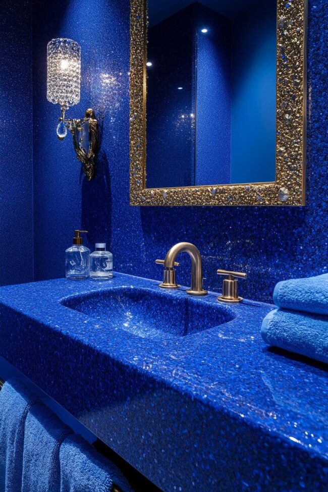 Regal Blue Elegance