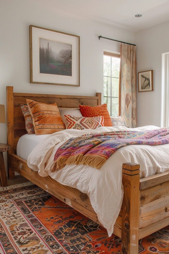 Chic Fusion of Rustic and Boho Decor