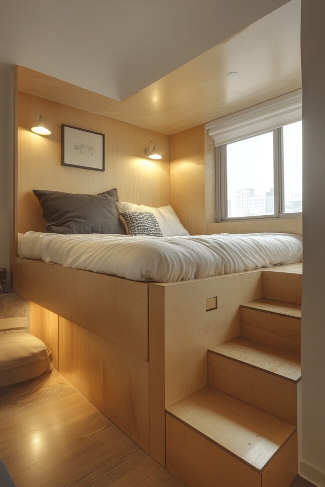 Elevated Platform Bed Ideas