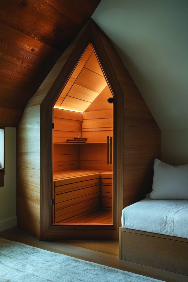 Understairs Sauna Oasis