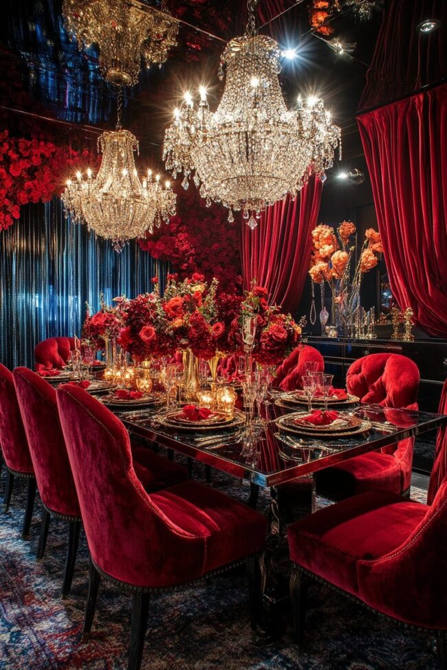 Hollywood-Inspired Dining Space Design