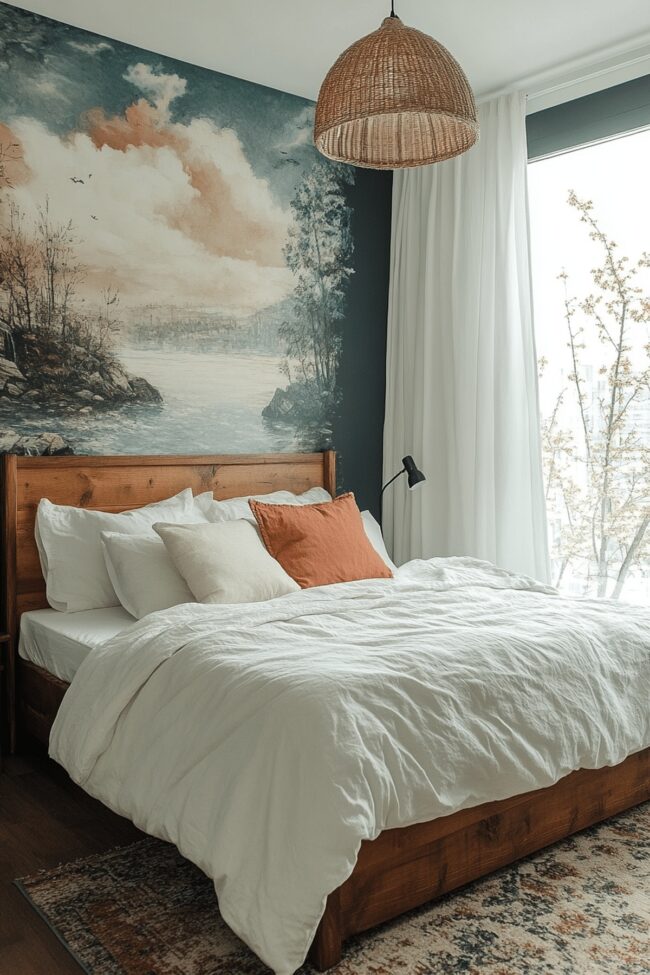 Bold Artistic Murals on Walls